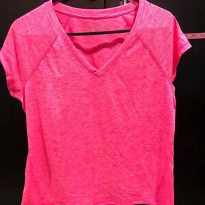 Ideology Active Athletic V-Neck Short Sleeve T-Shirt